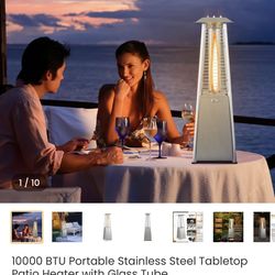 Portable Stainless Steel Tabletop Patio Heater