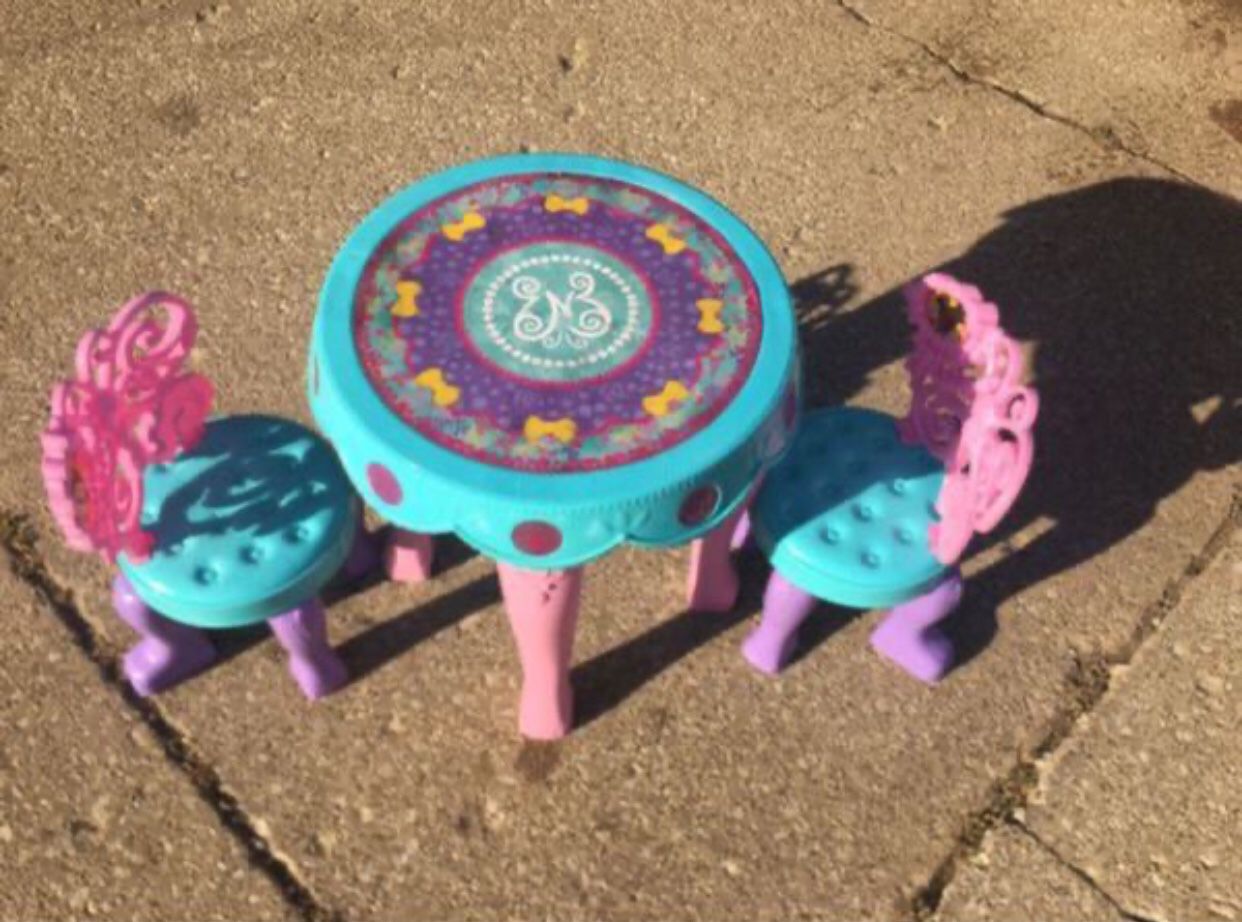 Fairy Kids Table And Chairs