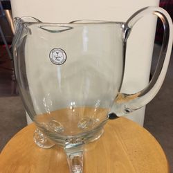 Crystal Hand Crafted Pitcher