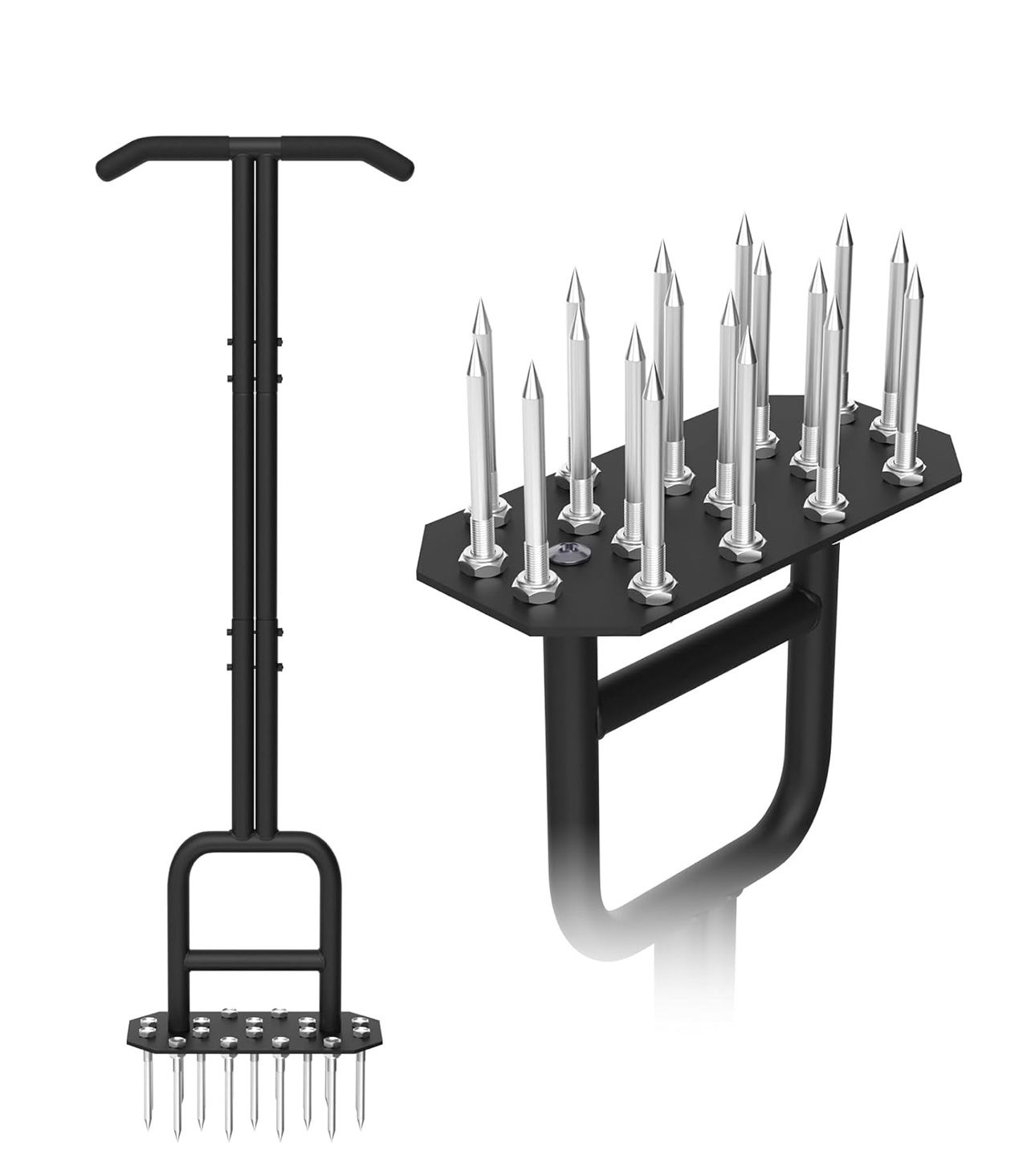 Lawn Aerator Spike Aeration Tool, Manual Air K(77)