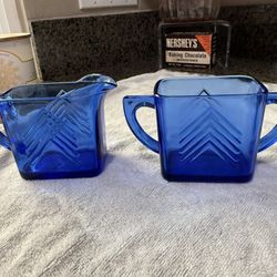 Vintage Sugar and Creamer