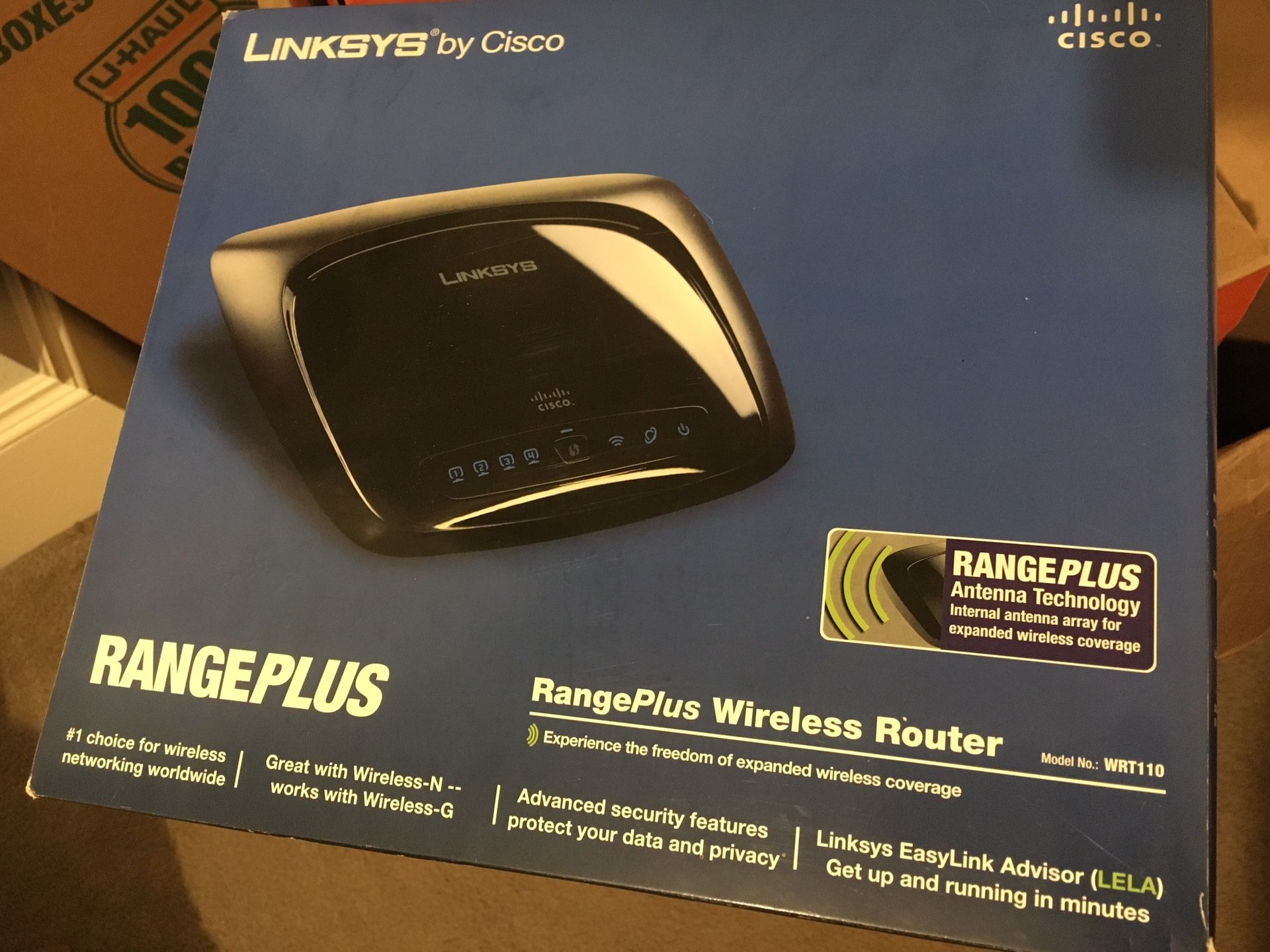 Linksys Cisco Wireless G Range Plus Router WiFi