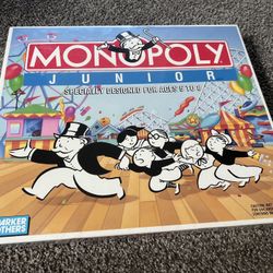 Parker Brothers Monopoly Junior 1990 New