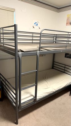 IKEA Twin size bunk bed - Metal