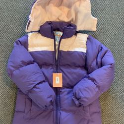 Brand New Girls Purple Coat Size 10/12  Inside fleece for extra warmth