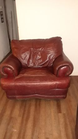Leather couch