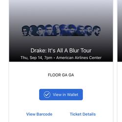 Drake Tickets (2)