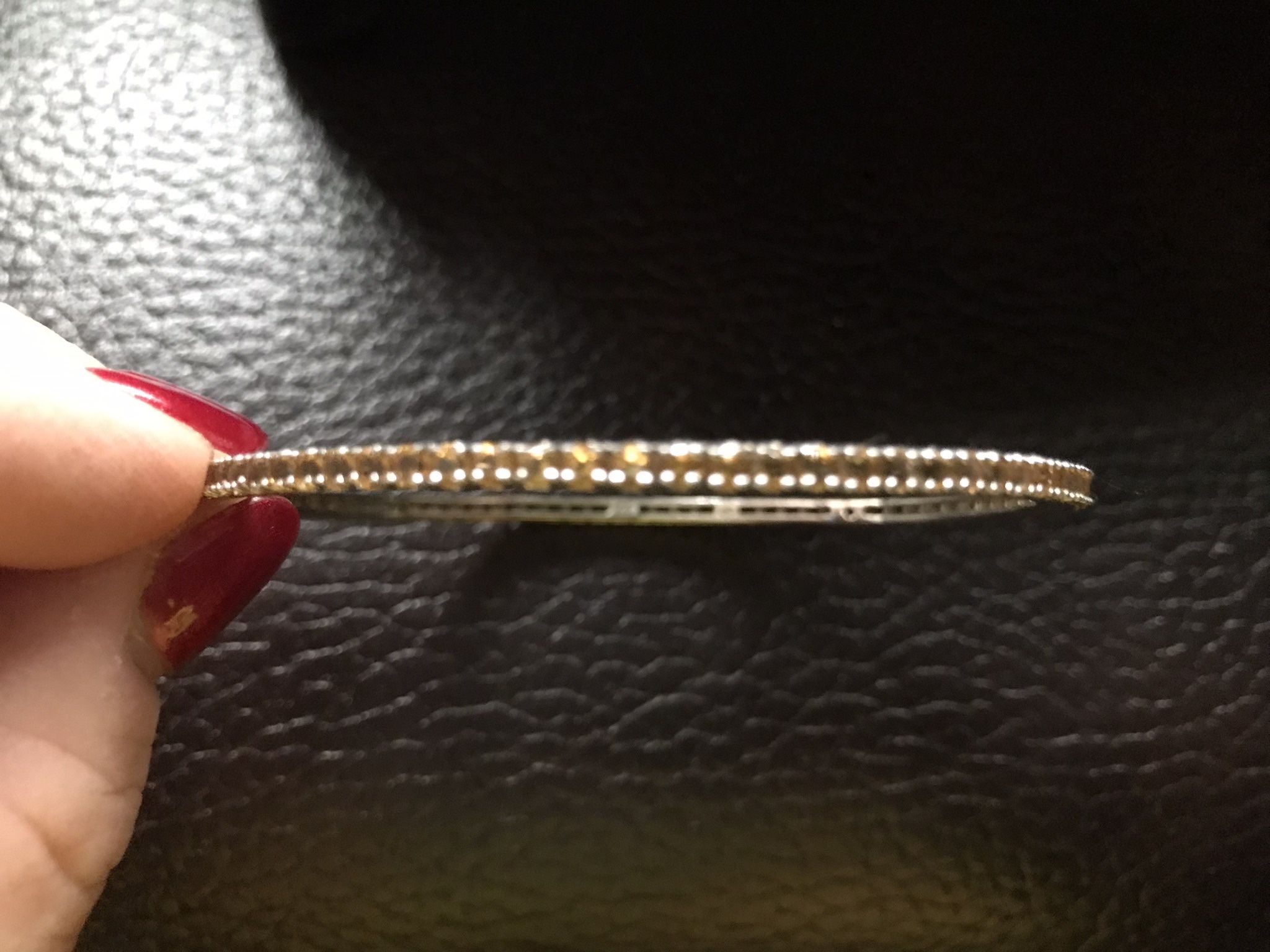 Citrine Bangle Bracelet 