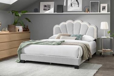 Queen size led mermaid bed with orthopedic mattress included