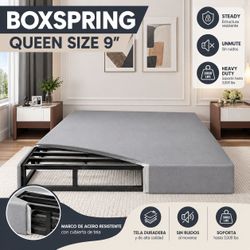 Queen size 9" box spring .