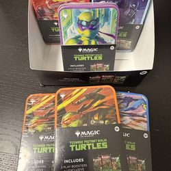 Magic: The Gathering Teenage Mutant Ninja Turtles Tin 3  Boosters