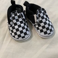 Vans Checkerboard Infant Slip Ons 