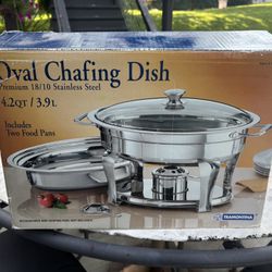 2 Oval chafing Dish