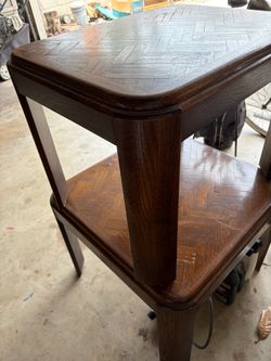 Coffee table and 2 end tables