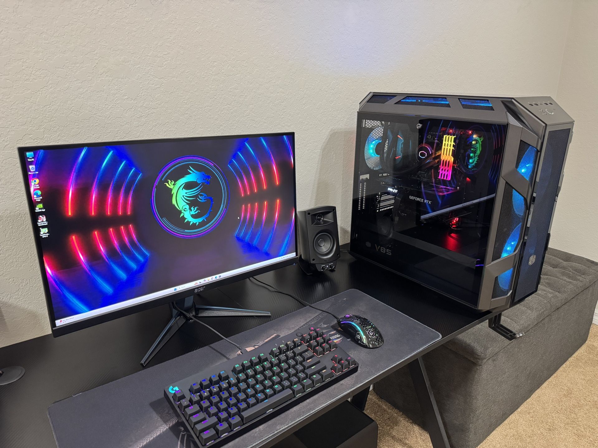 GAMING PC | RTX 3060 12GB | AMD Ryzen 7 2700X | 32GB RAM | 2TB SSD | WIFI & BT.