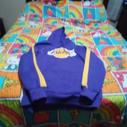 Mens Lakers Hoodie Size M 