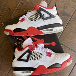 Air Jordan Retro 4s Fire Red $130 FIRM