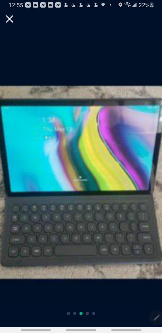 Samsung Galaxt Tab 5se With Keyboard Model At&t