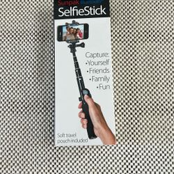 Sunpak Bluetooth Selfie Stick With Travel Pouch NIB