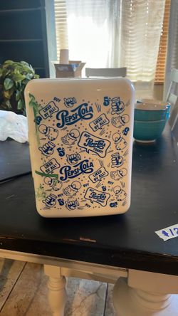 Pepsi-Cola Mini Fridge Retro Graphic