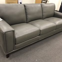 Top Grain Leather Sofa Back Scratched 