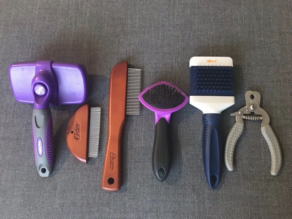 PET GROOMING TOOLS 6 PIECES