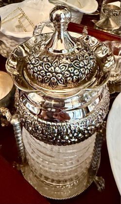 Collectible Victorian/Edwardian-style SERVING DISH + TEAPOT - Both for $49 total