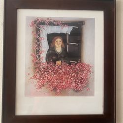 Painting,  from  England, Signed, numbered, professionally Framed , large size 