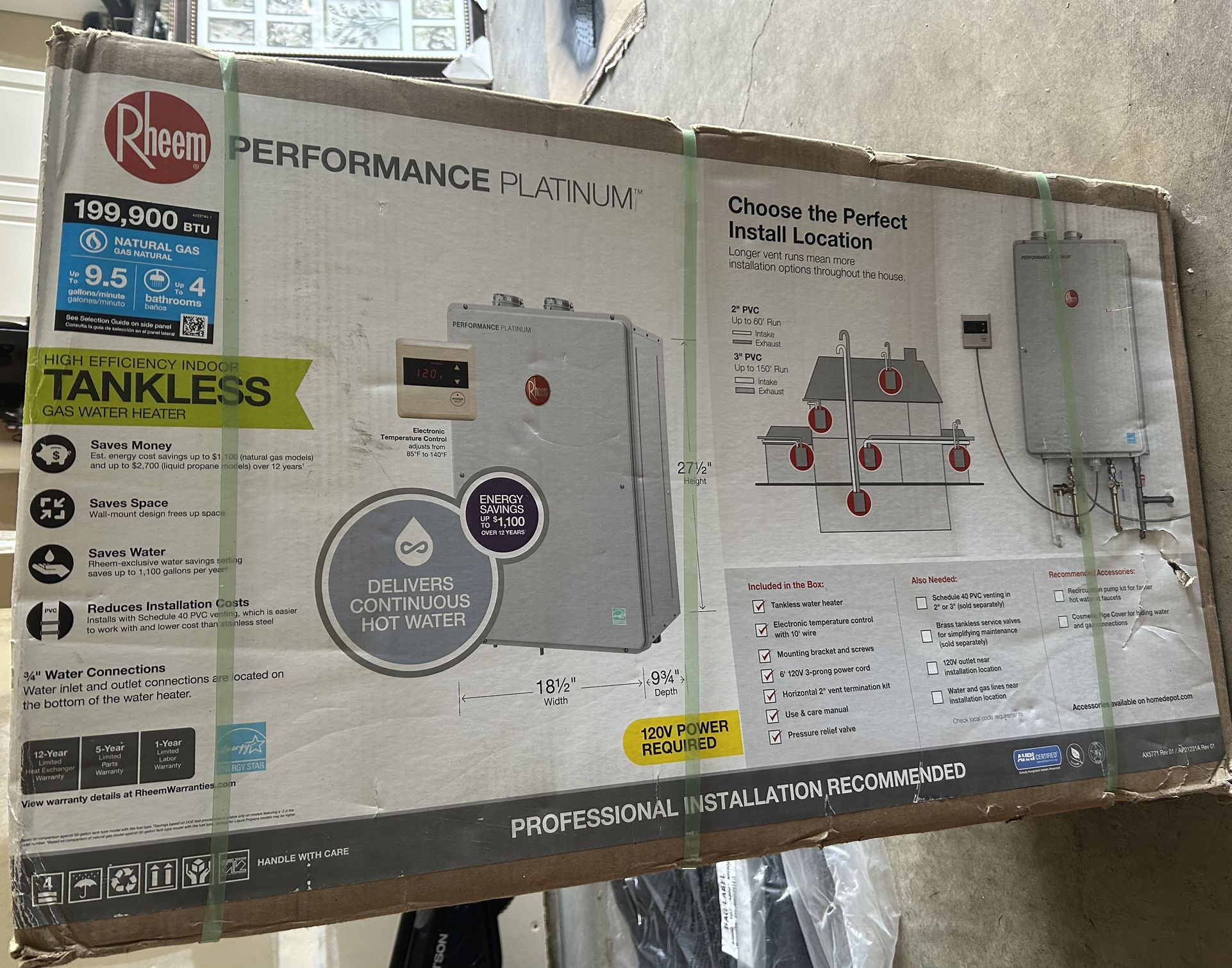 Rheem Tankless Water Heater