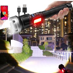 Rechargeable Flashlight And Power Bank