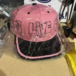 A$$holes Live Forever ALF Snap Back Pink & Black Hat Brand New