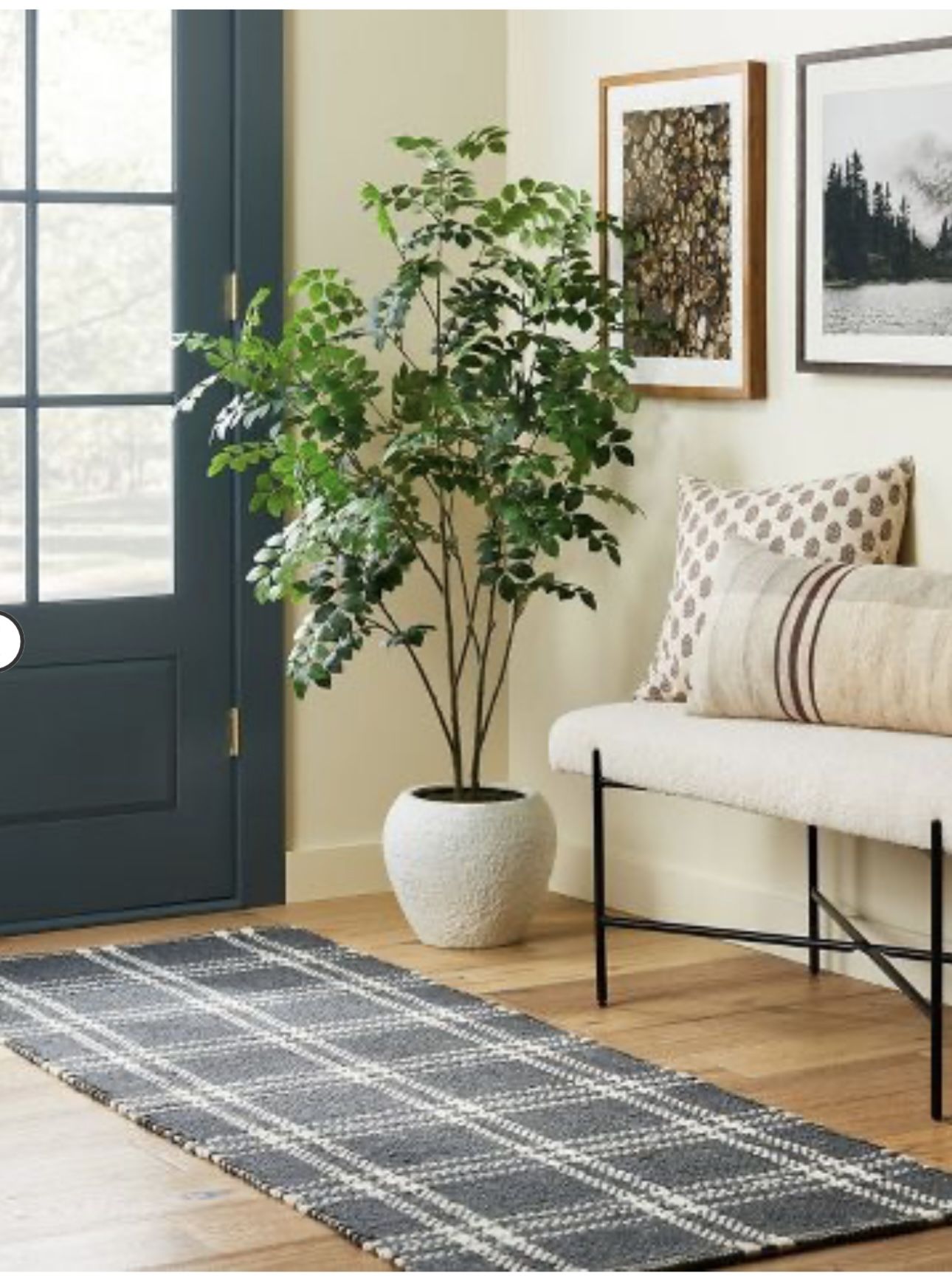Cottonwood Hand Woven Plaid Wool/Cotton Rug - Threshold designed with Studio McGee