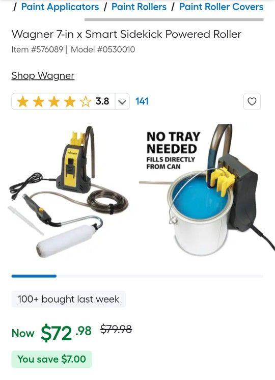 Wagner Paint Roller ($50)