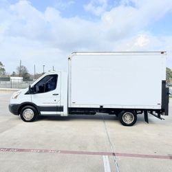 2016 Ford Transit 350HD Dually 14FT Box Truck Run’s Great Clean Title