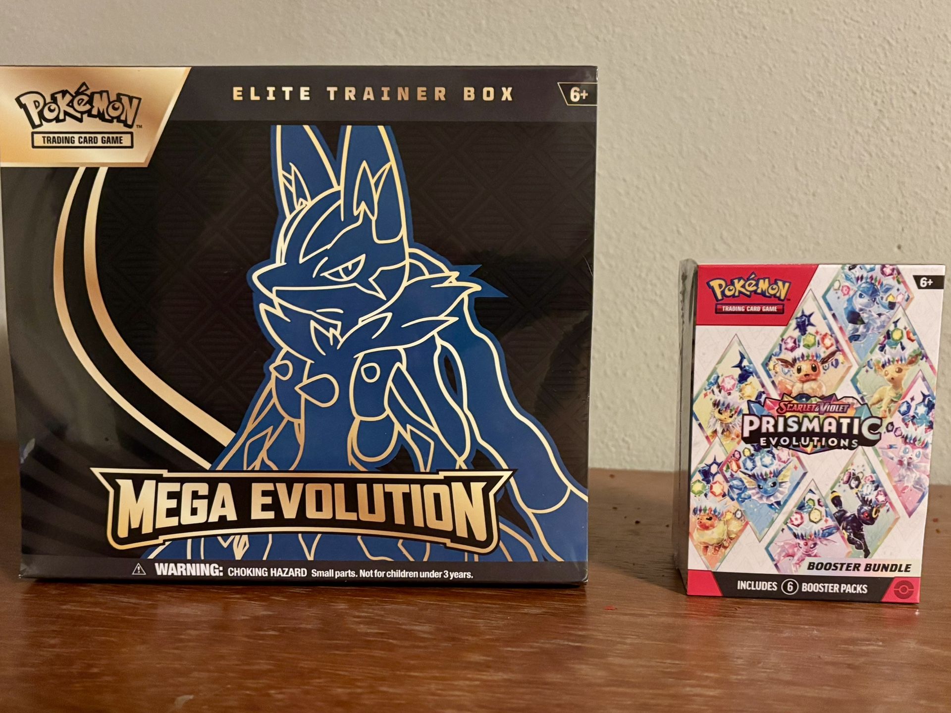 Pokémon Bundle Mega Evolution Lucario ETB + Prismatic Evo