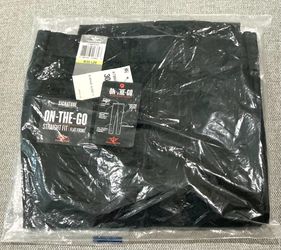 NWT Men's Dockers On-The-Go Black Straight Fit Performance Pants 30x29