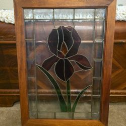 Vintage Stained Glass Decorative Piece - Natomas