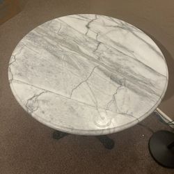Antique Round Marble Table 