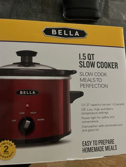 Bella 1.5 Quart Slow Cooker