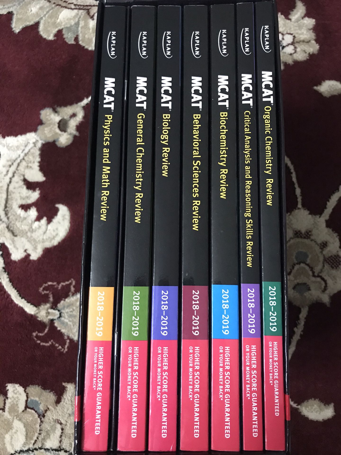 NEW Kaplan MCAT books 2018-2019