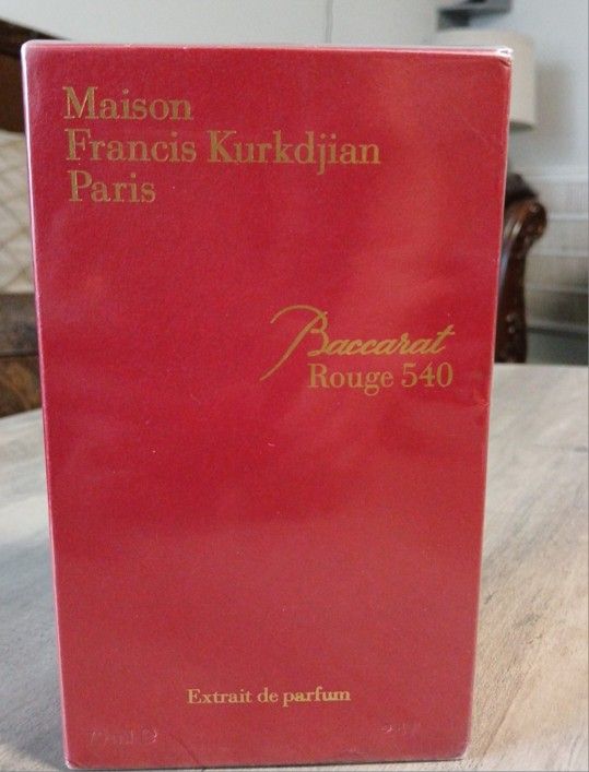 Baccart Rouge 540 2.4 Oz New In Box/ Serial Number On Box