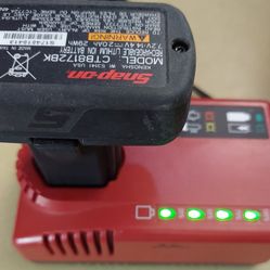 Snap On Lithium Battery and Charger 