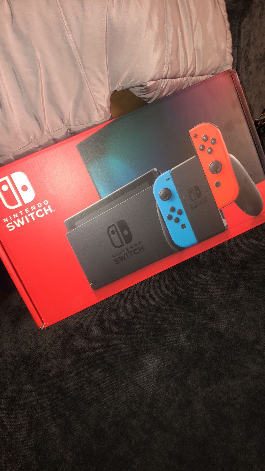 BRAND NEW Nintendo Switch (V2) Neon red and blue