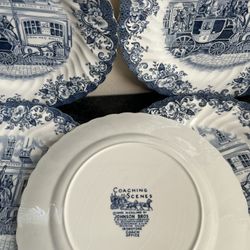 #11 COACHING SCENES/ JOHNSON BROS/ PLATES