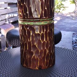 Solar powered Tiki Statue