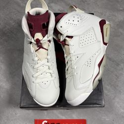 Jordan 6 Maroon Size 11 Men
