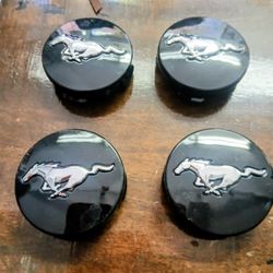 Mustang Center Wheel Caps Brand New 
