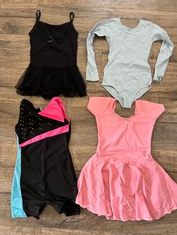 Girls dance/ gymnastics leotard bundle size 7/8