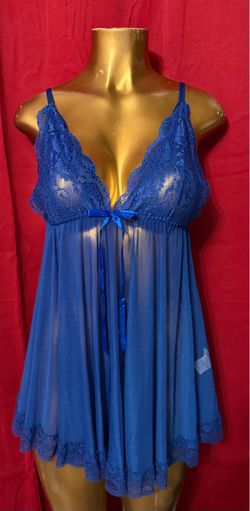 M- Sheer Mesh Babydoll Lingerie