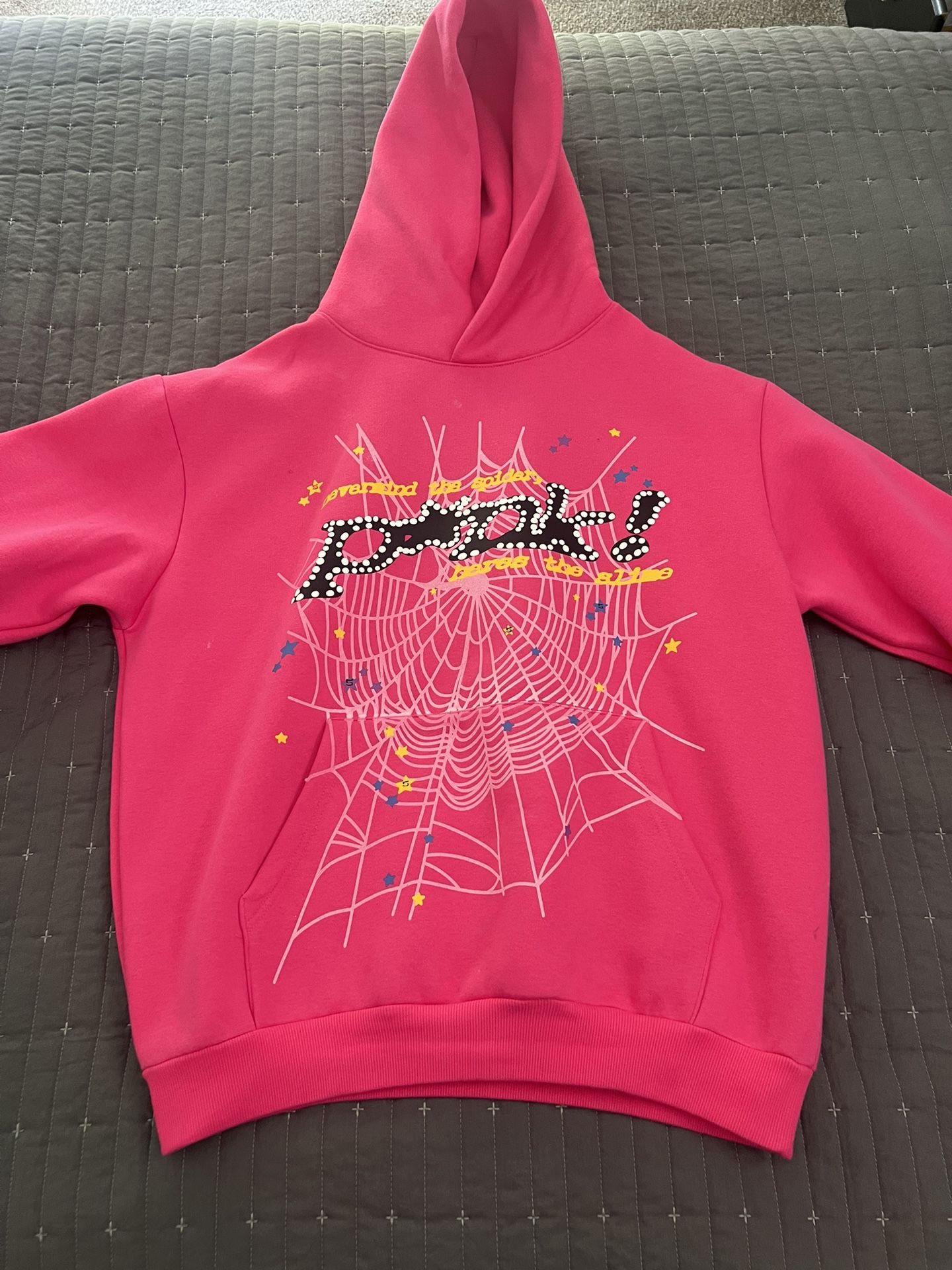 Pink Spider Hoodie 